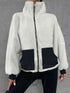 'Zelda' Collared Contrast Jacket - Celes Fashion